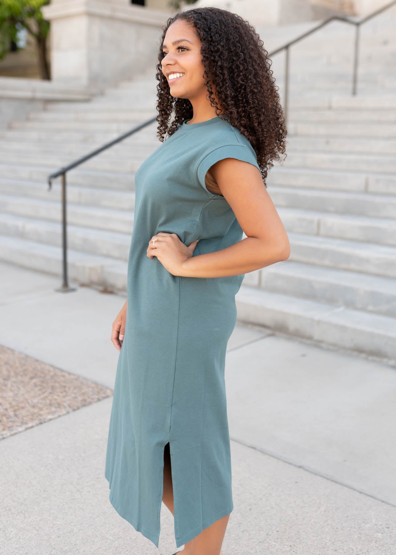 Colleen Forest Green Dress
