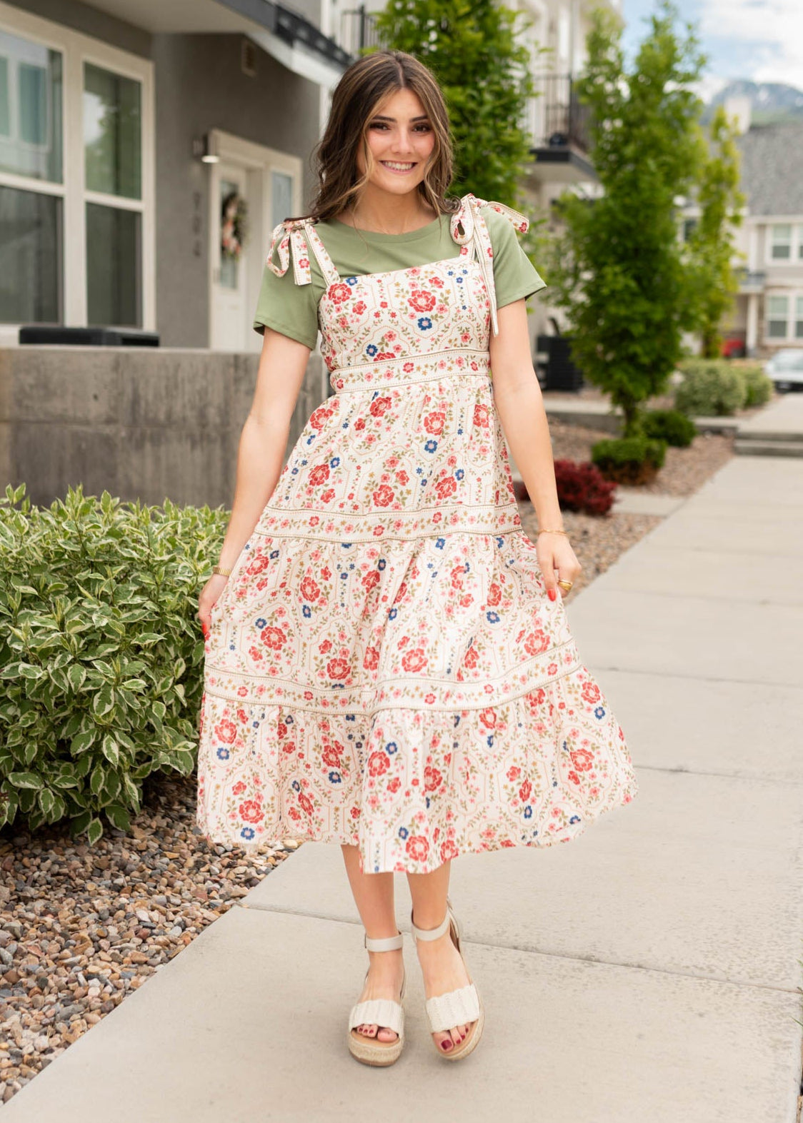 Conlee Floral Dress