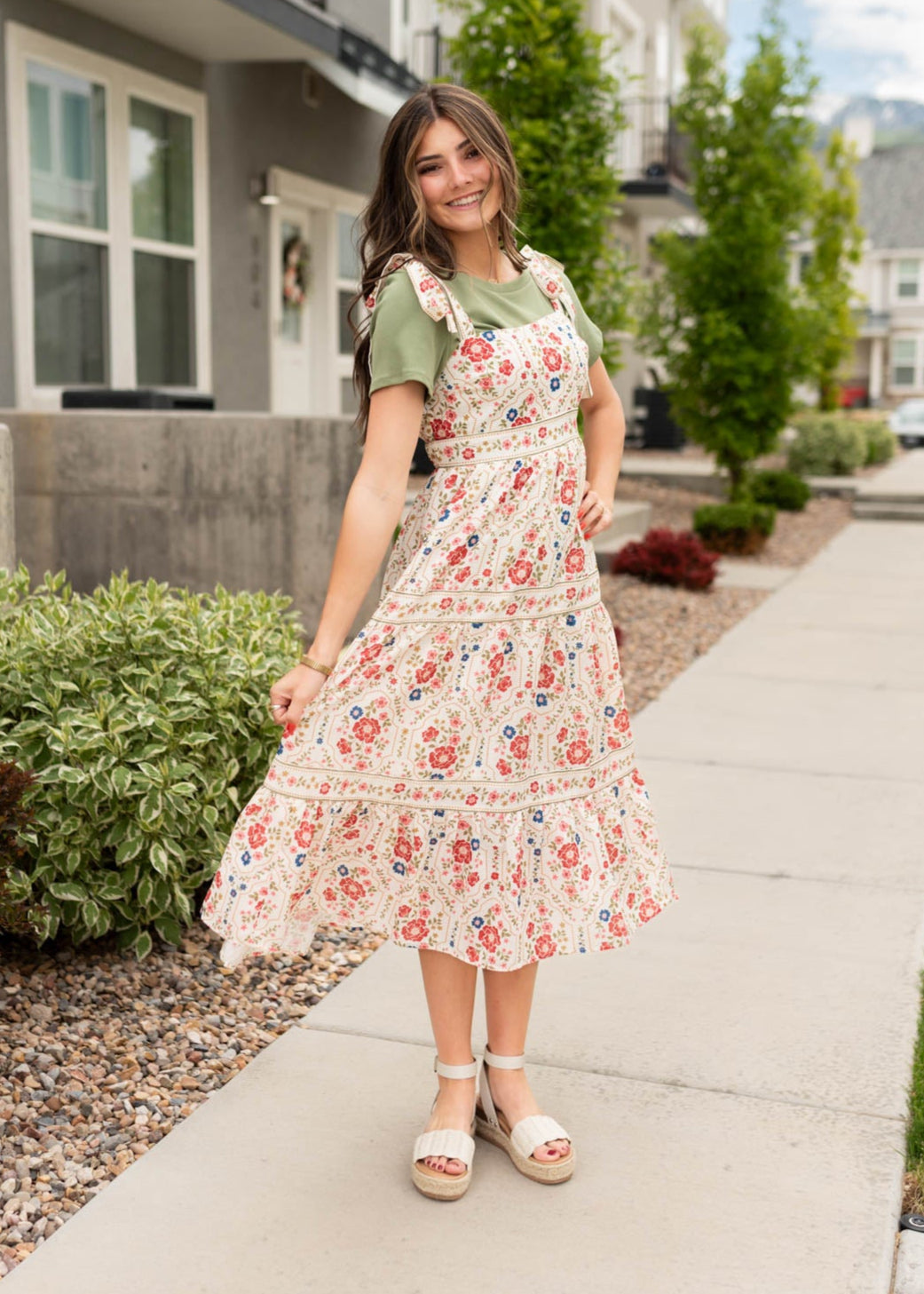 Conlee Floral Dress
