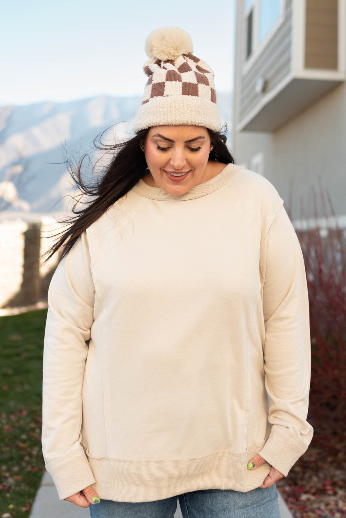 Corrie Taupe Pullover