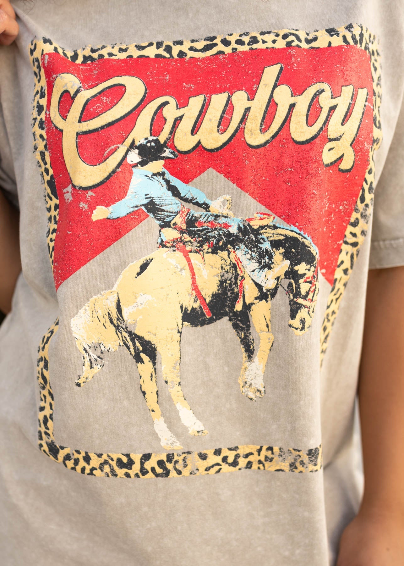 Cowboy Light Mocha Graphic Tee