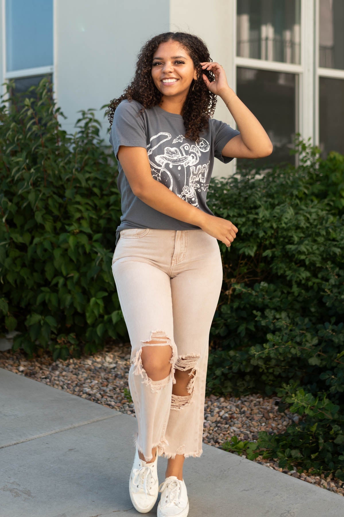 Cressa Dusty Mauve Jeans