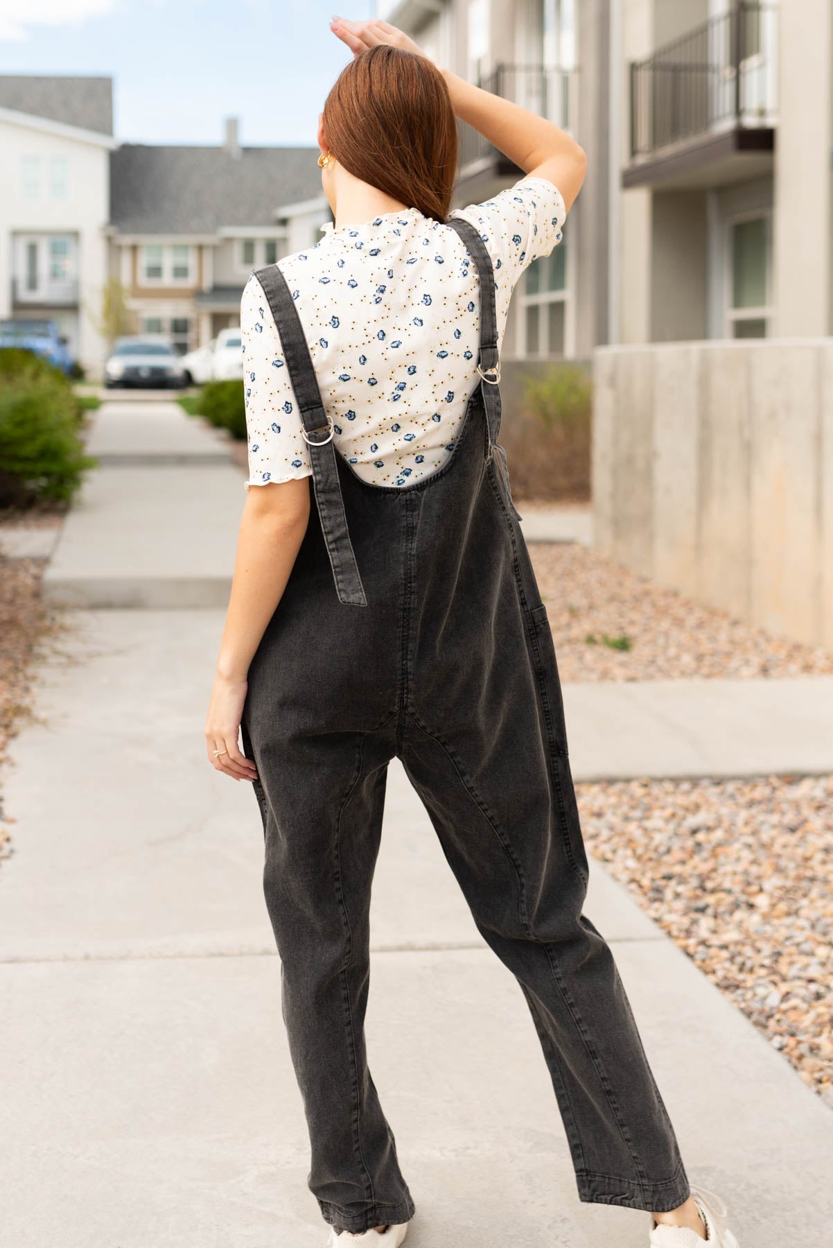 Cristy Charcoal Washed Jumpsuit