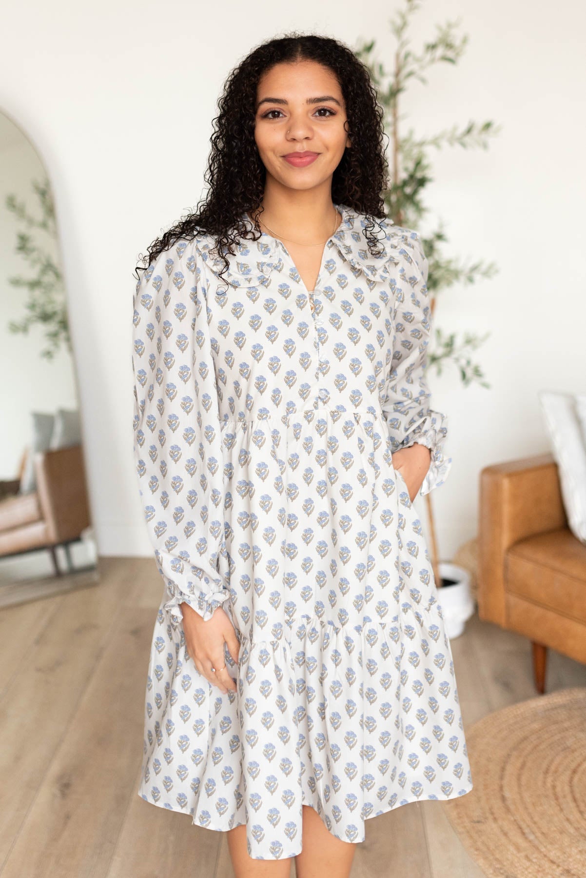 Marley Blue Floral Dress