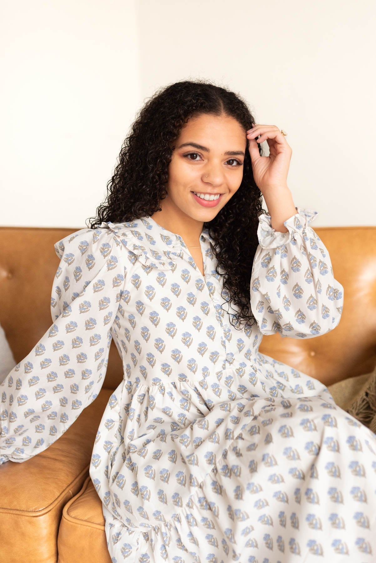 Marley Blue Floral Dress