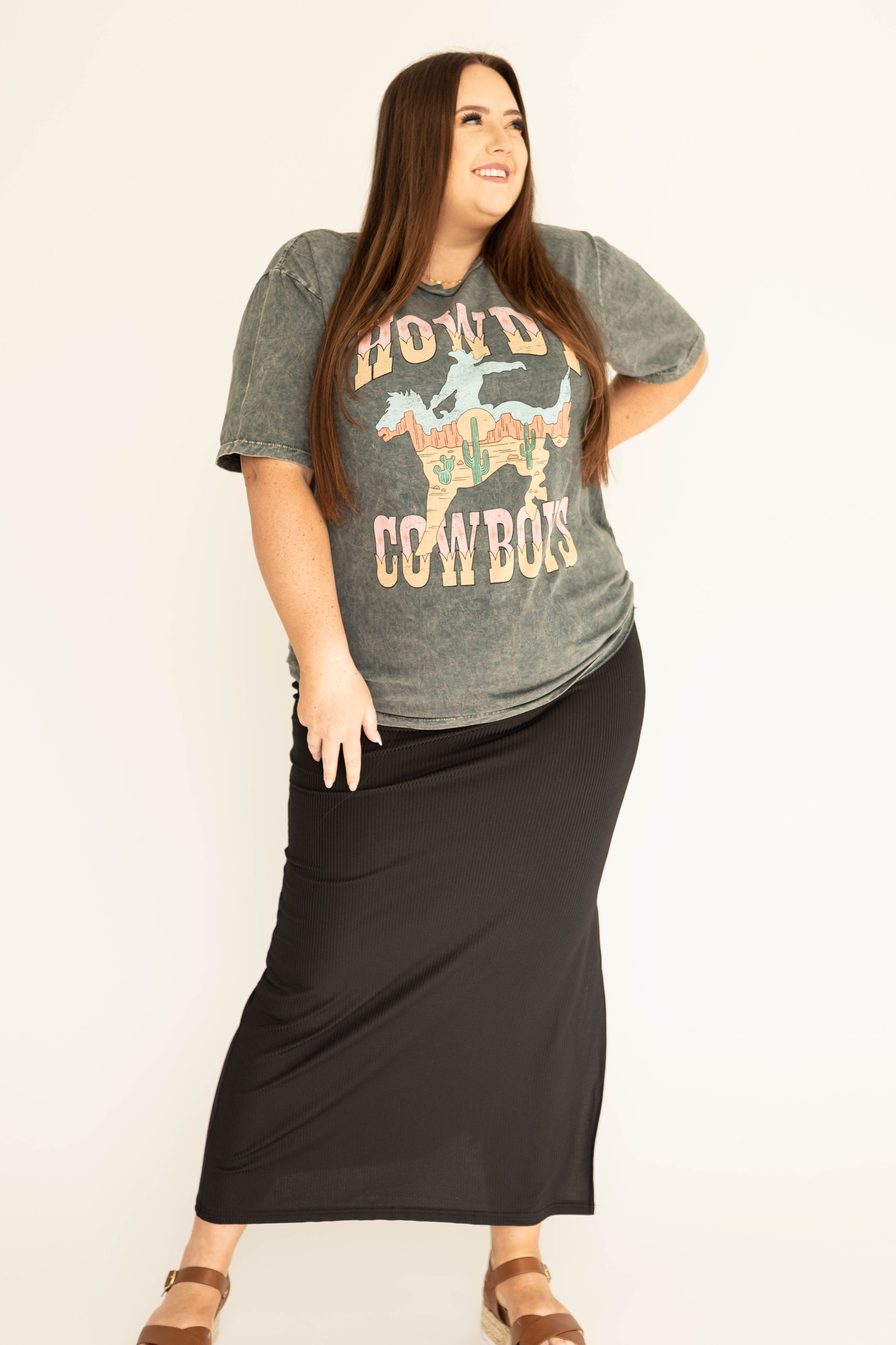 Howdy Stone Grey Tee
