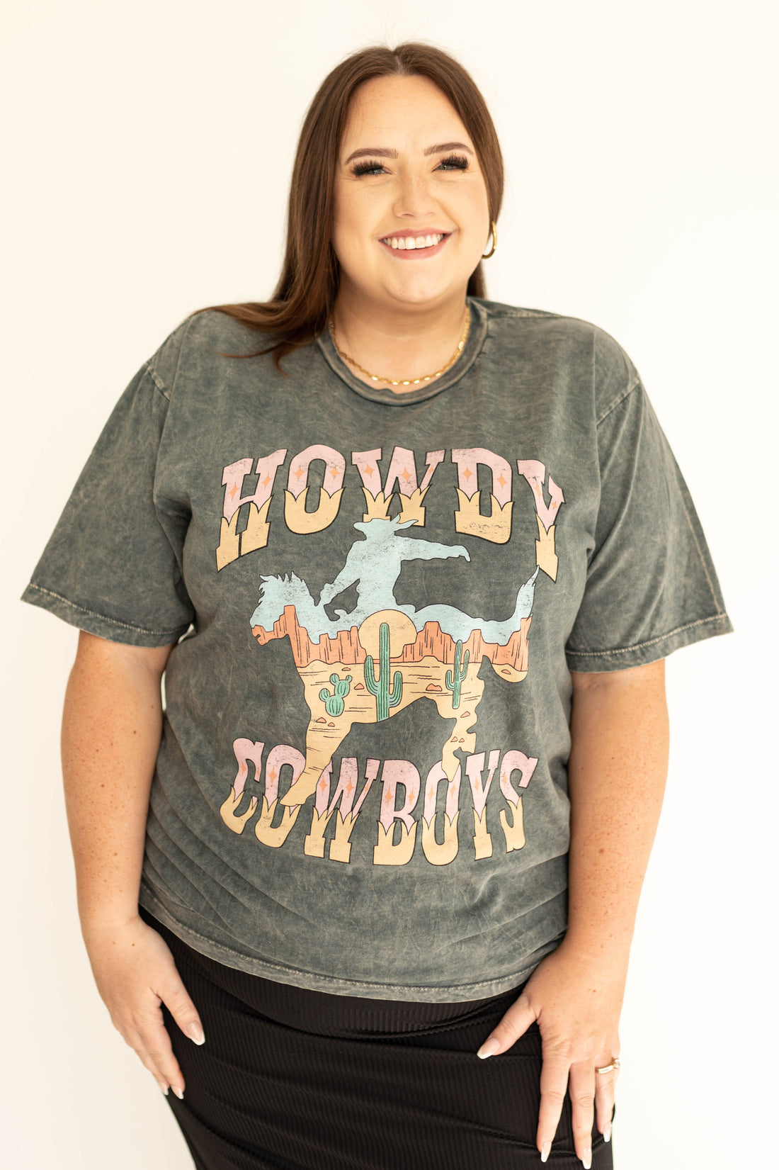 Howdy Stone Grey Tee