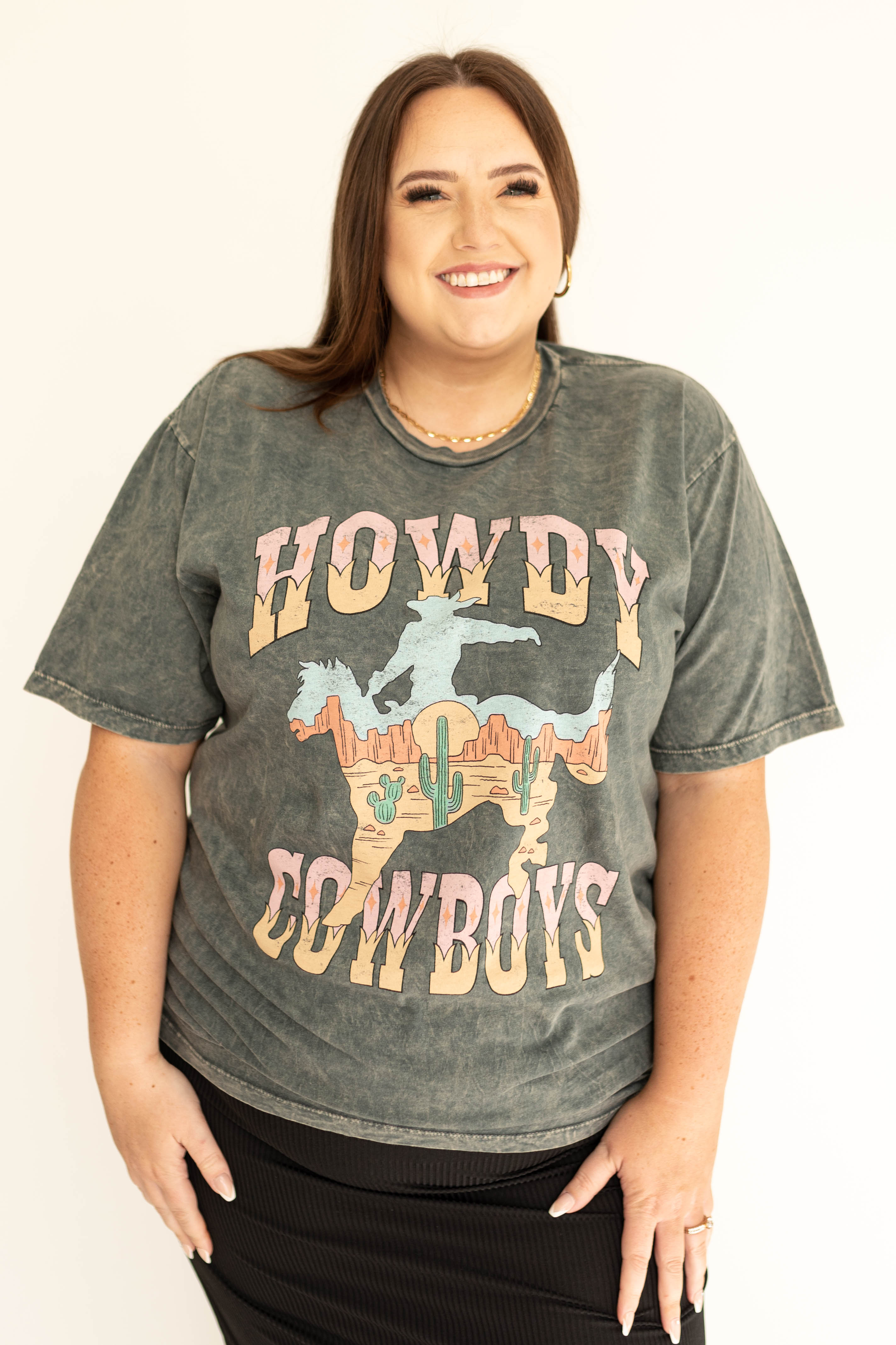 Howdy Stone Grey Tee