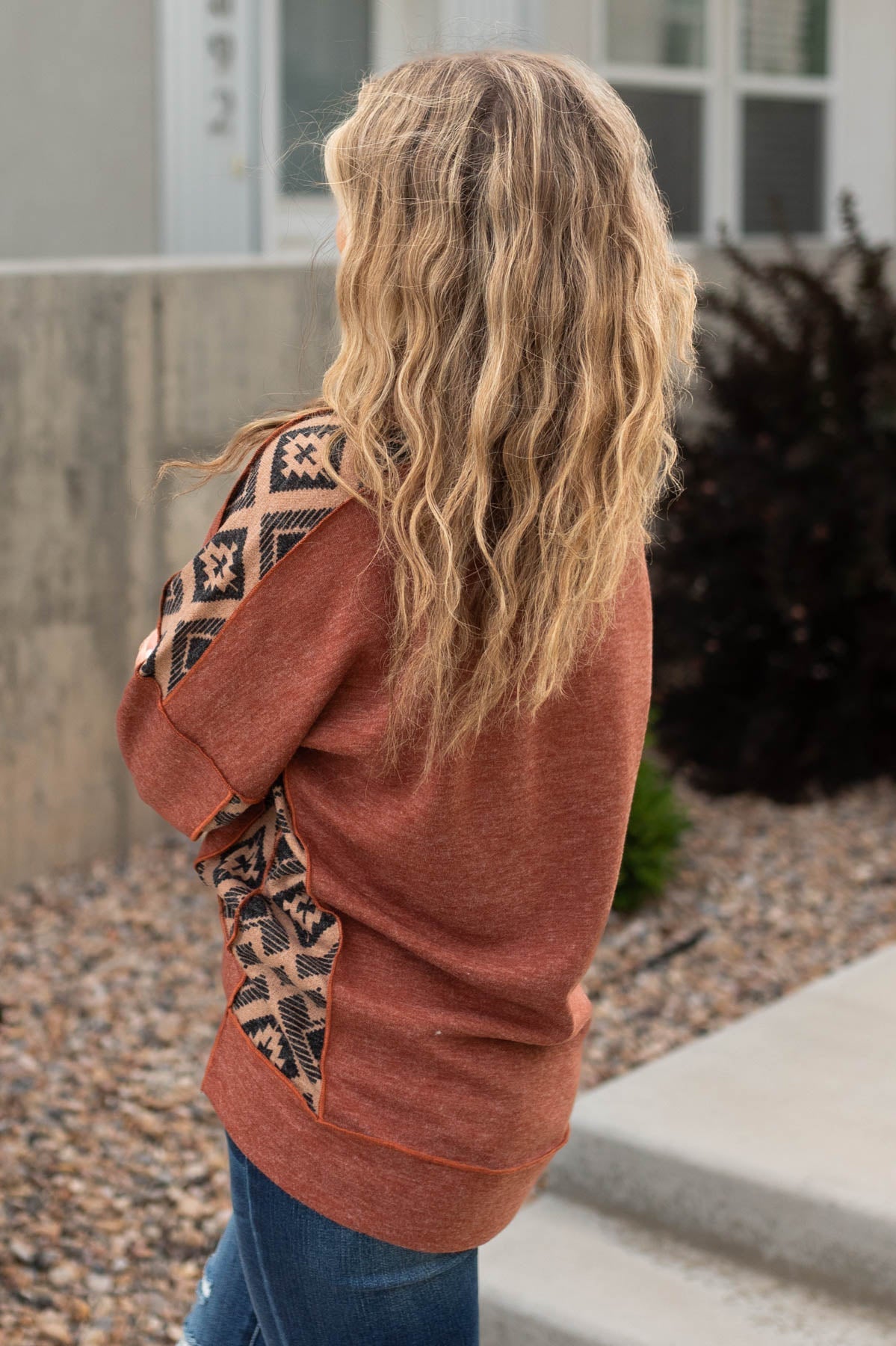 Mila Rust Top
