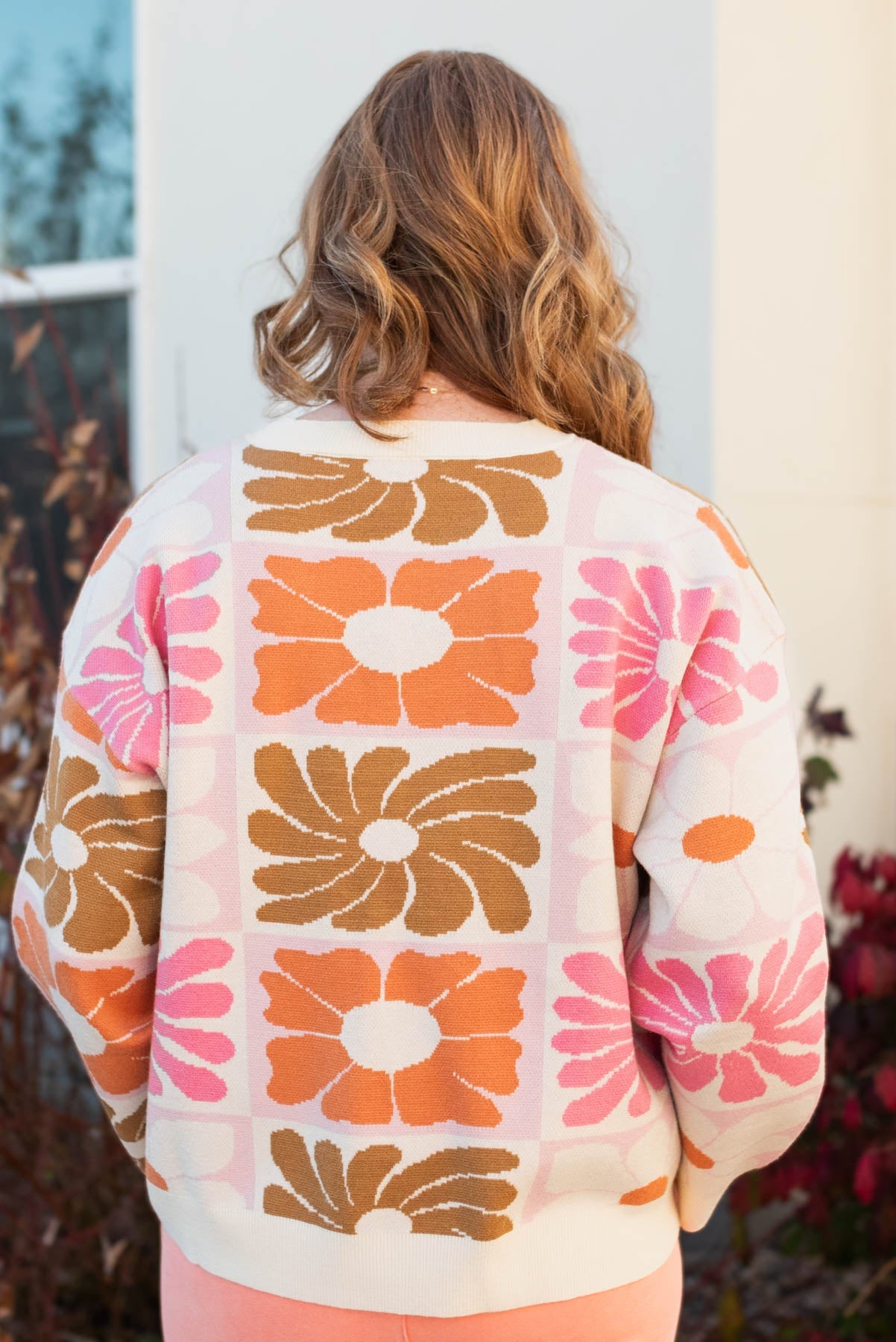 Blakelie Cream Floral Sweater