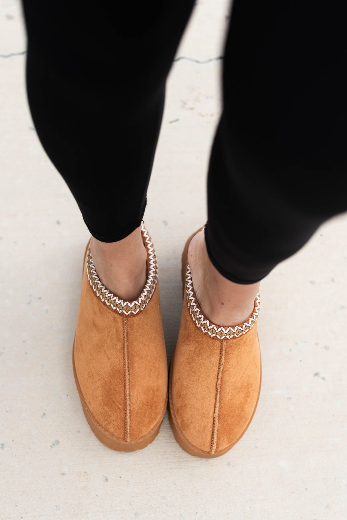 Brixley Tan Suede Clog