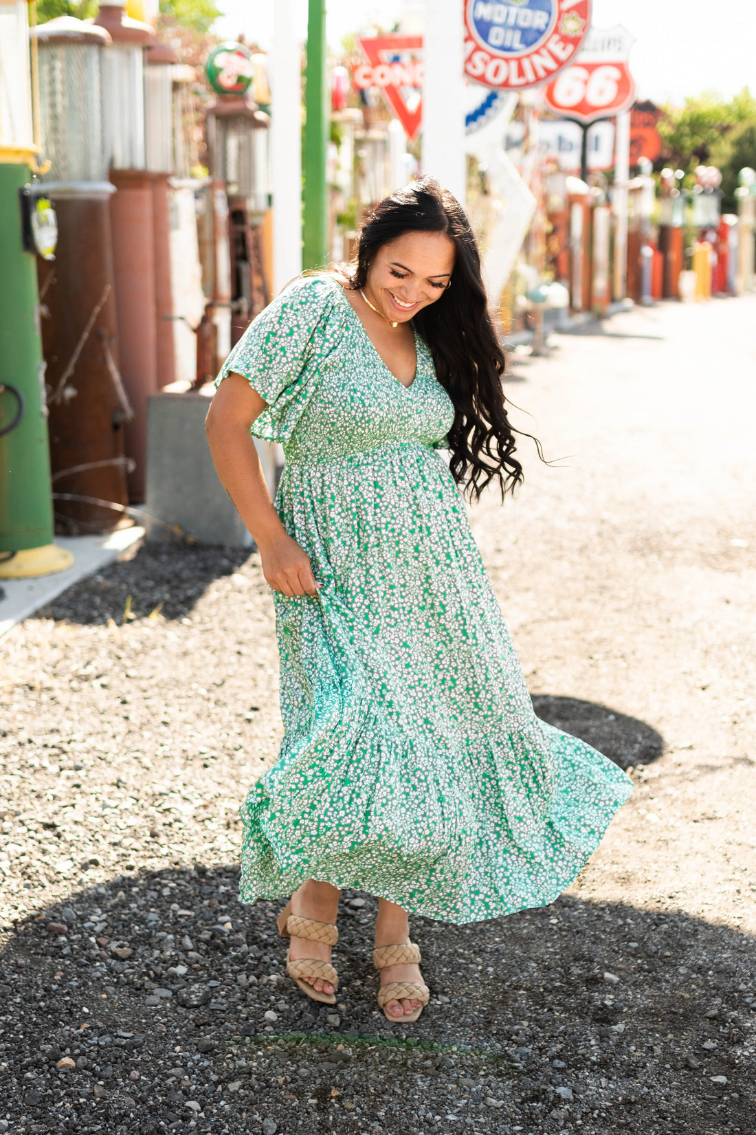 Victoria Kelly Green Dress