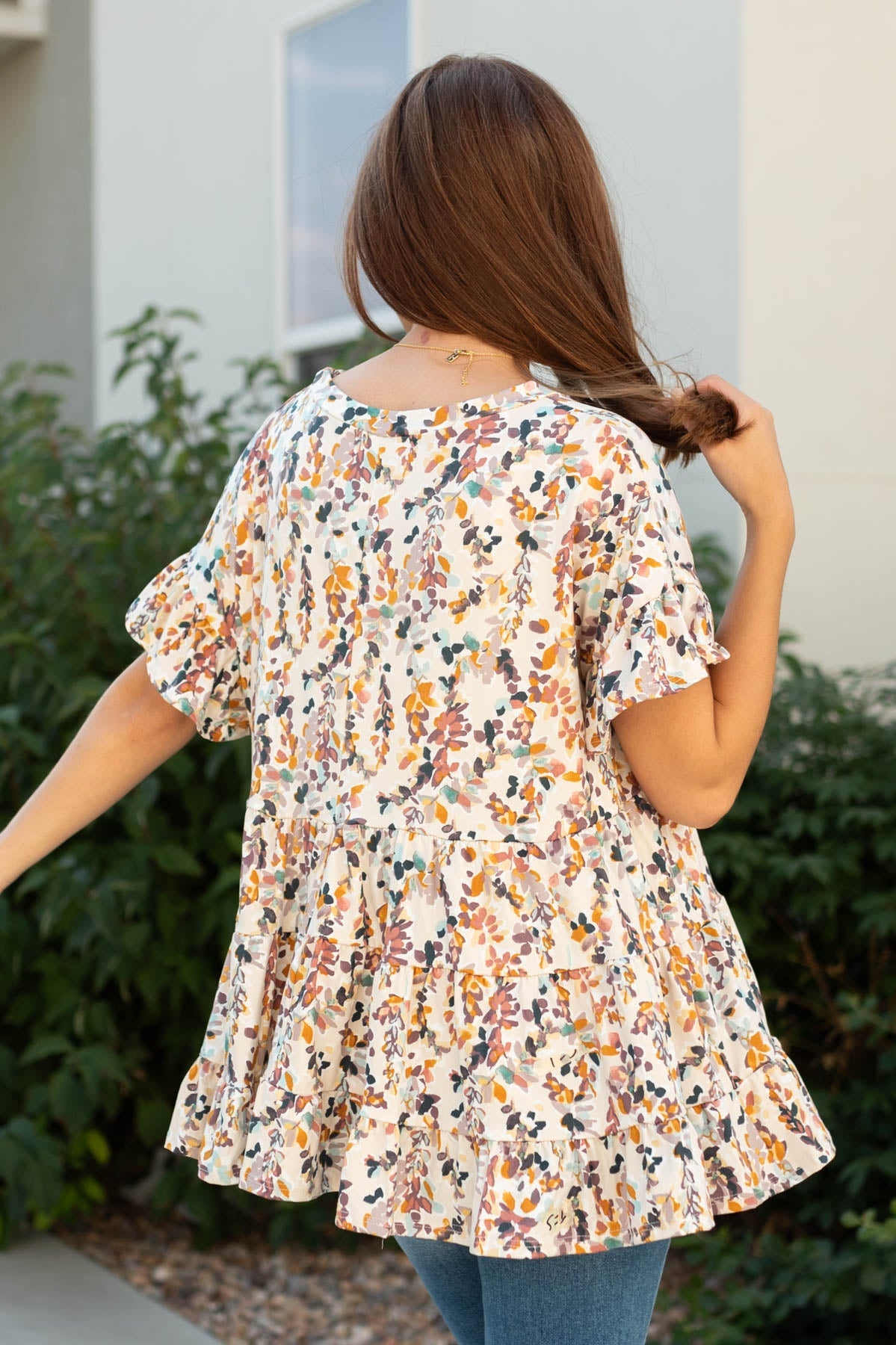 Danae Cream Top