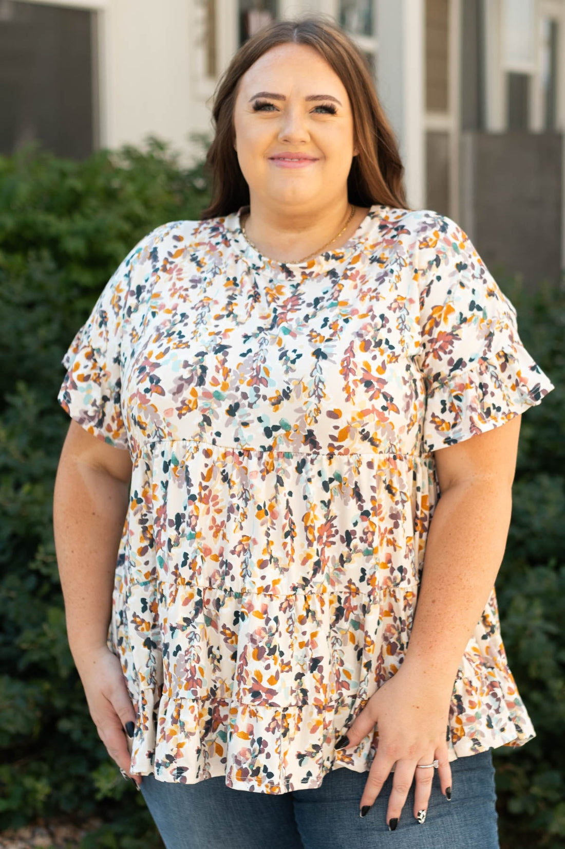 Danae Cream Top