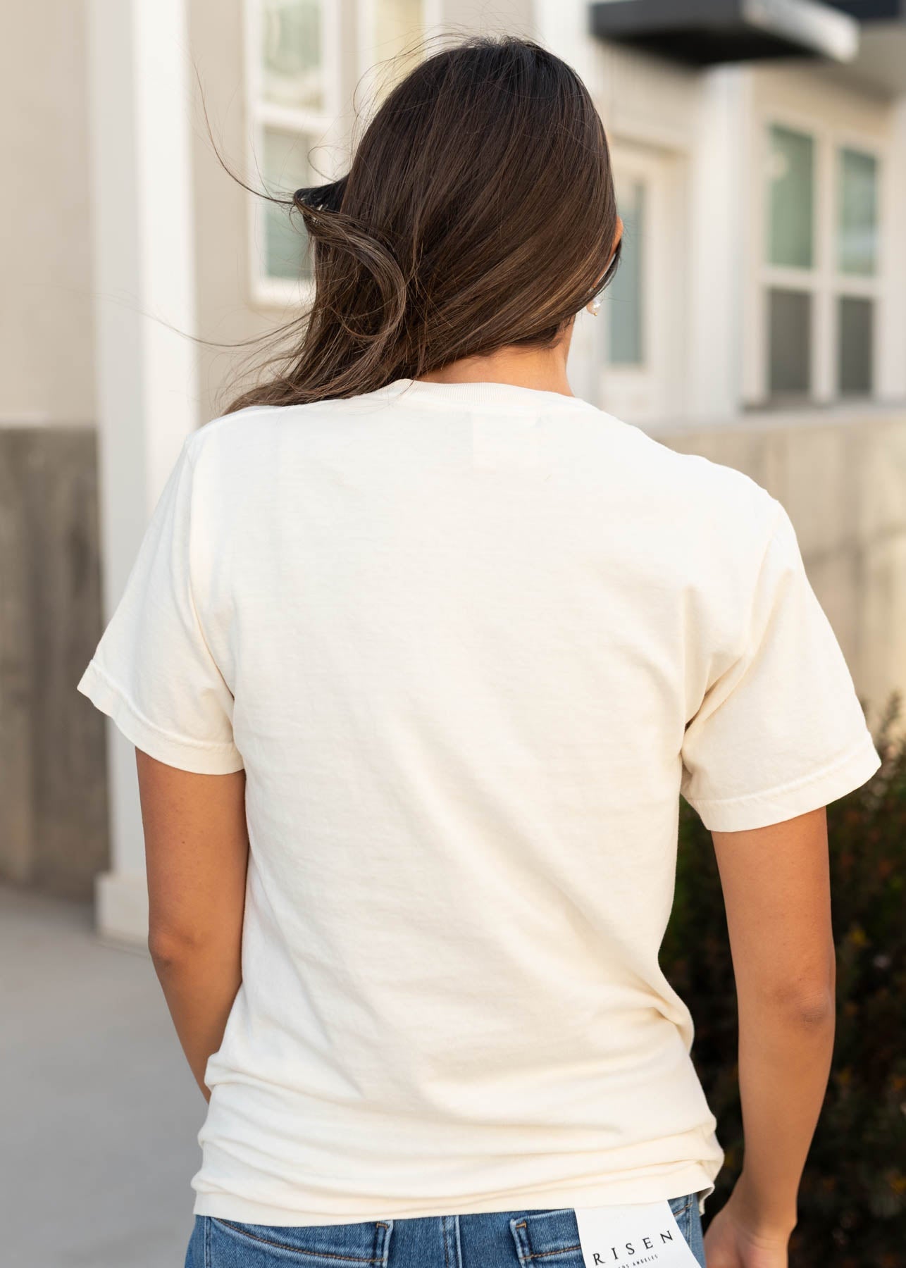 Daphne Ivory Floral Print Tee