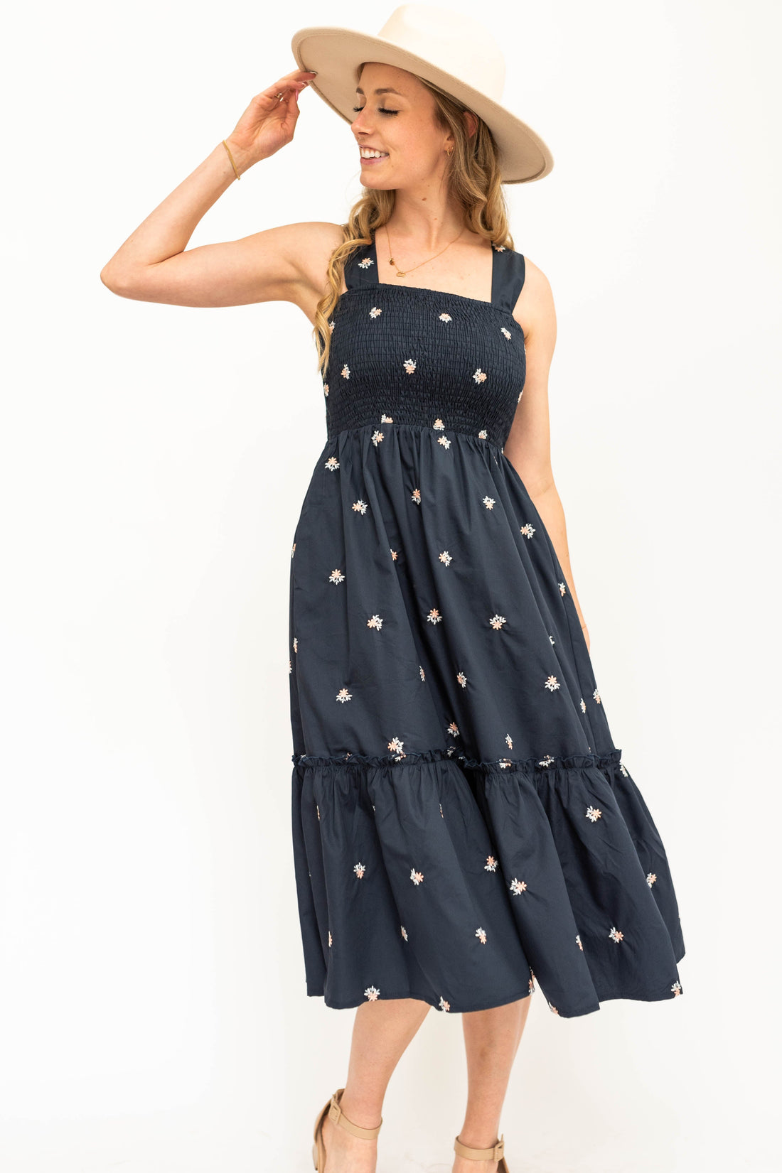 Darcy Navy Floral Dress