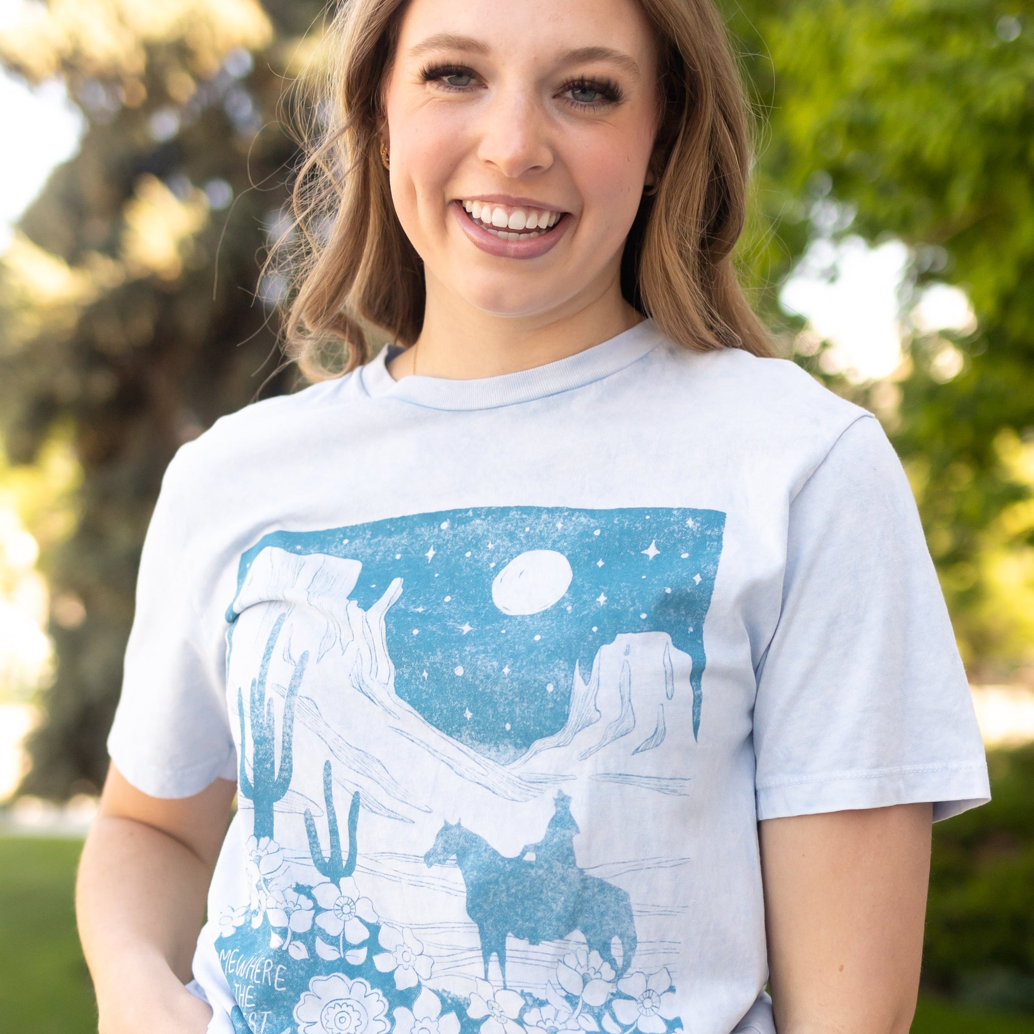Desert Night Blue Tee