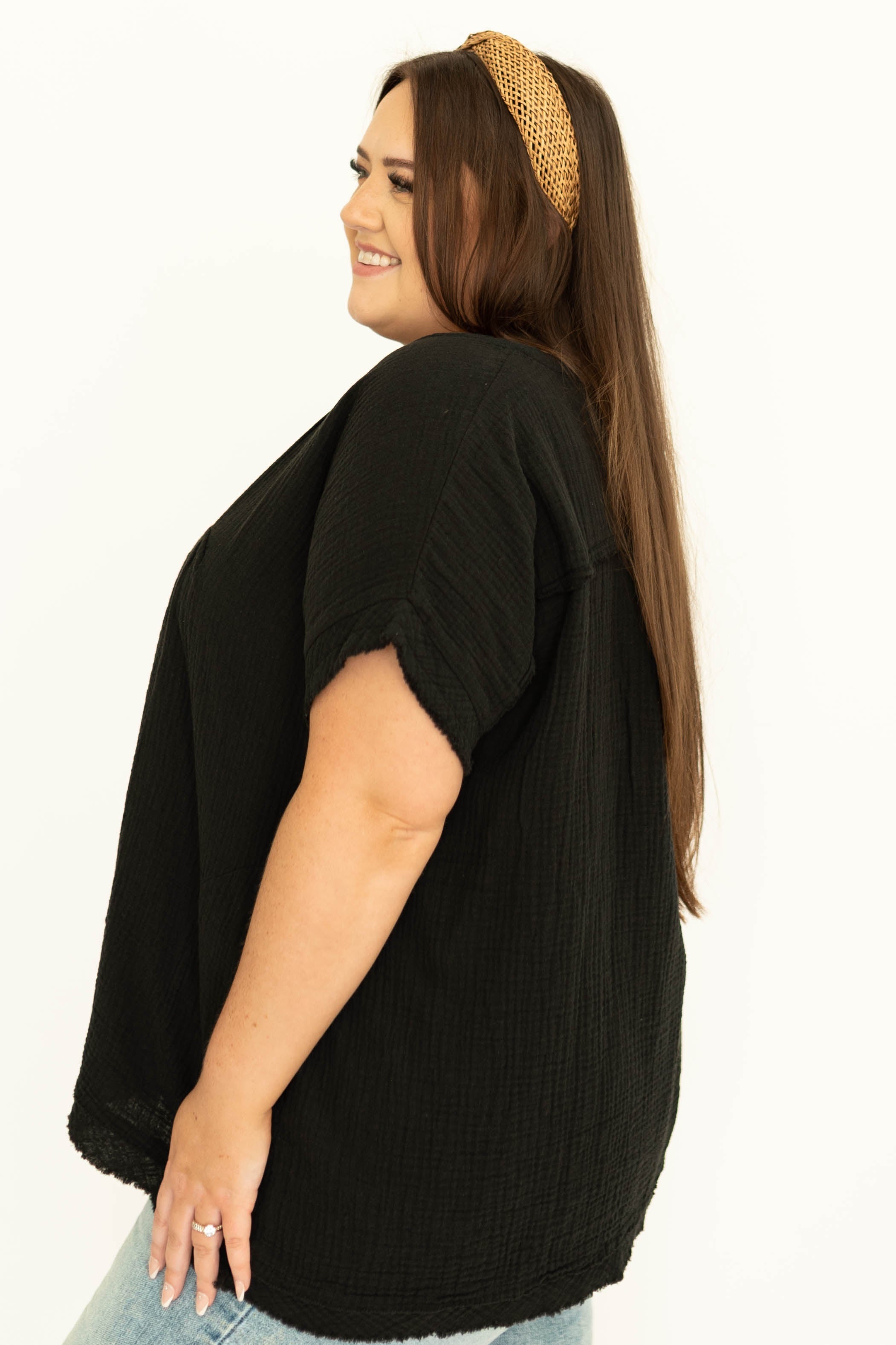 Desiree Black Top