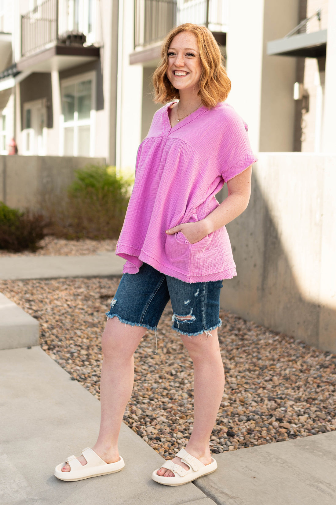 Desiree Mauve Top