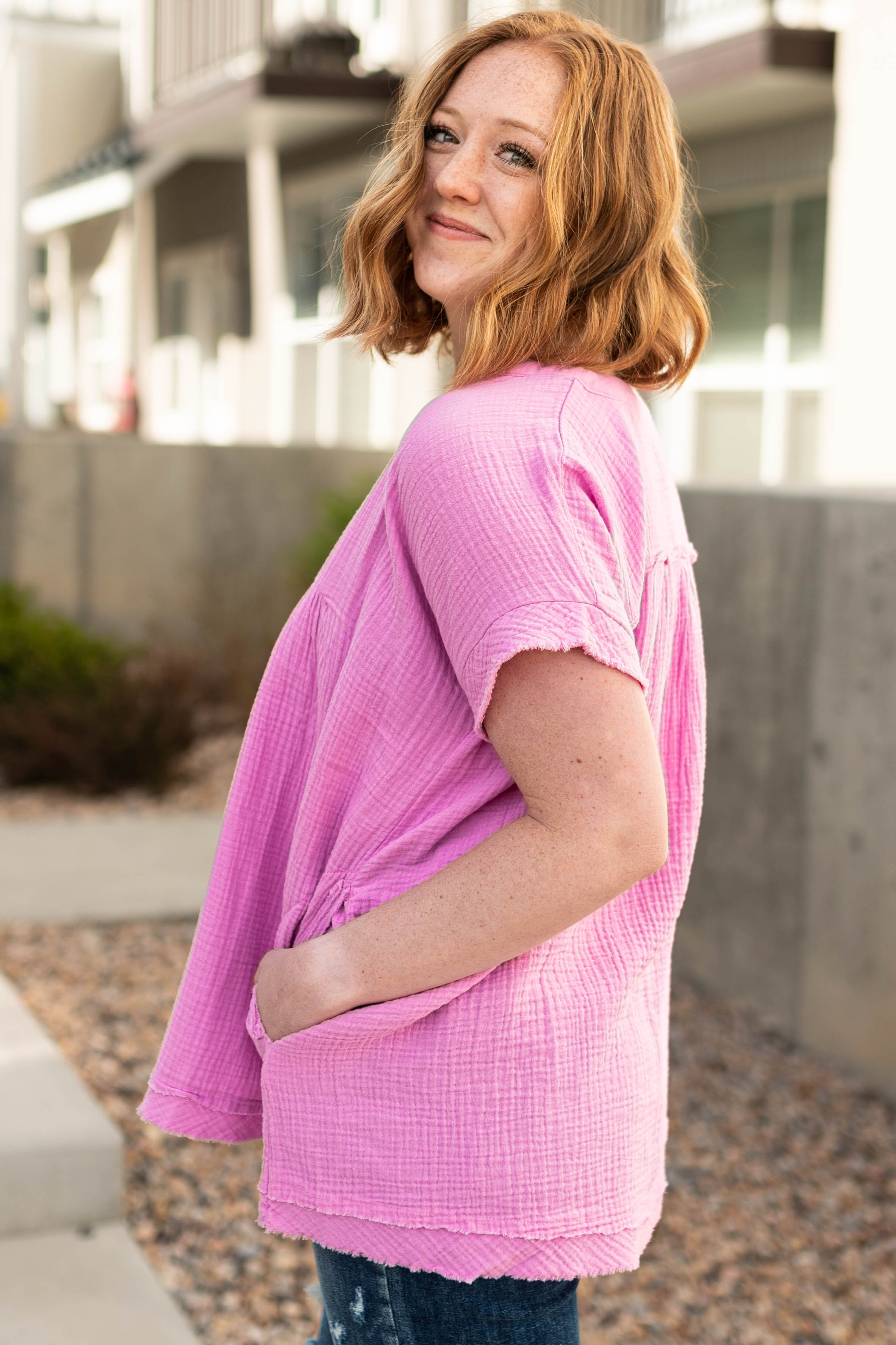 Desiree Mauve Top