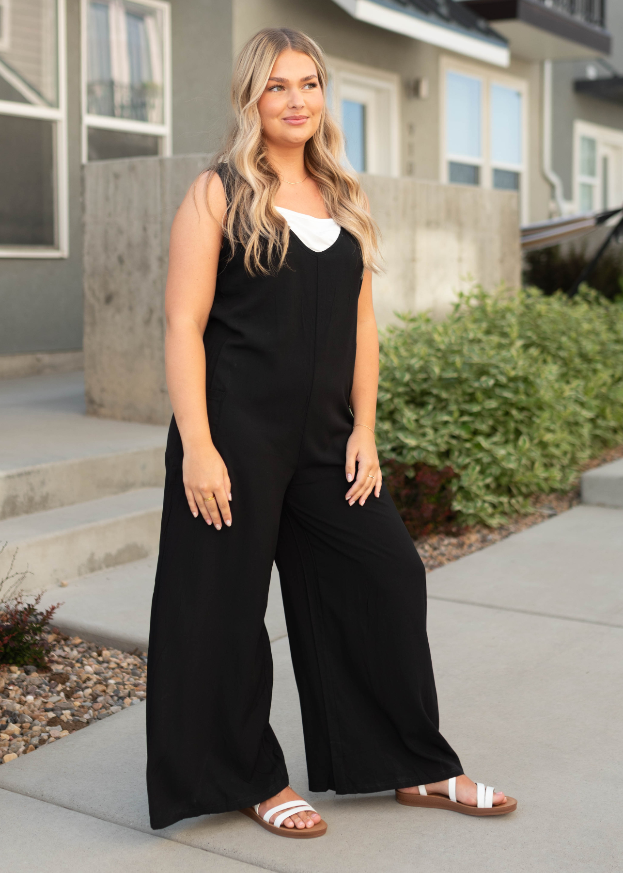 Devi Black Jumpsuit