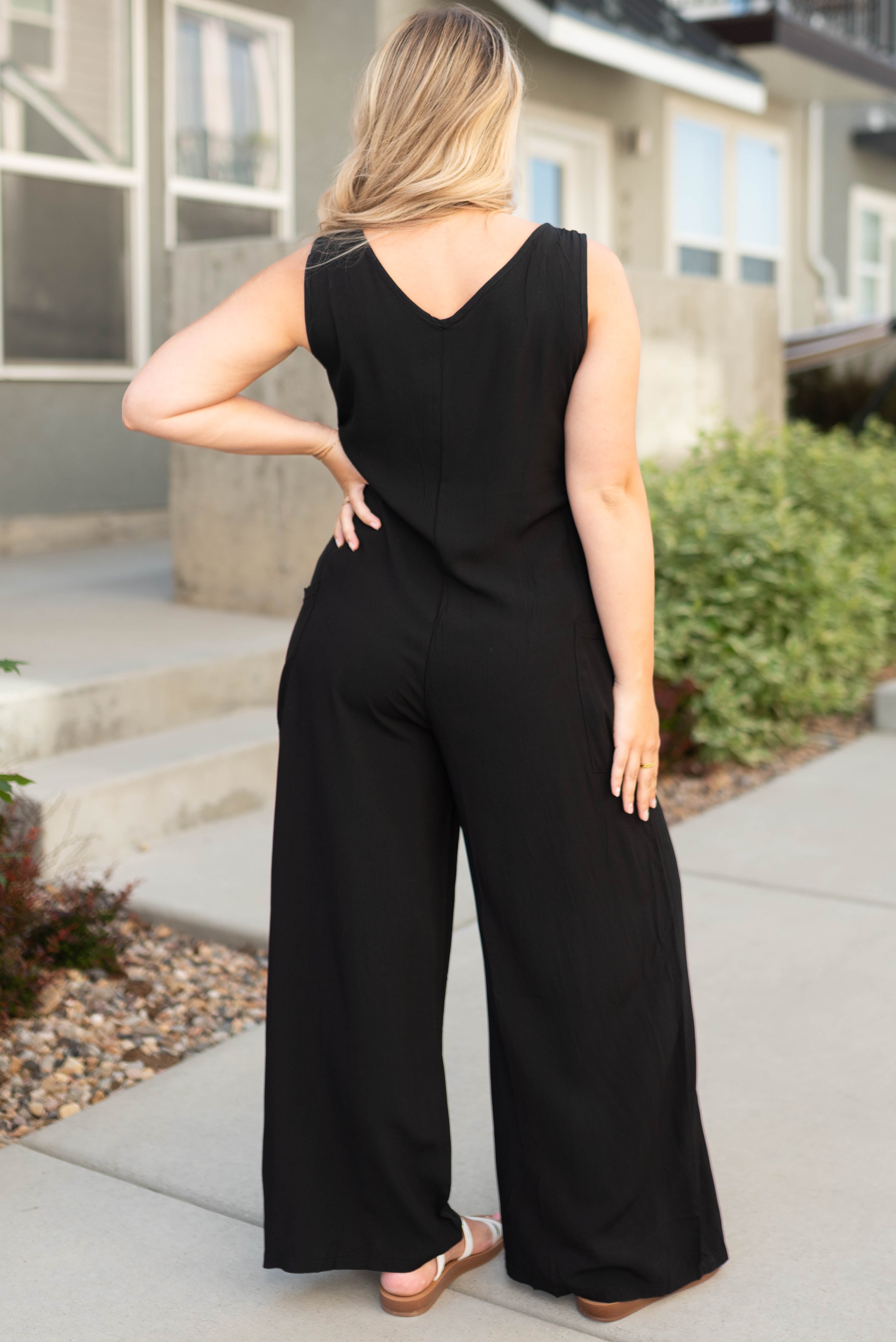 Devi Black Jumpsuit