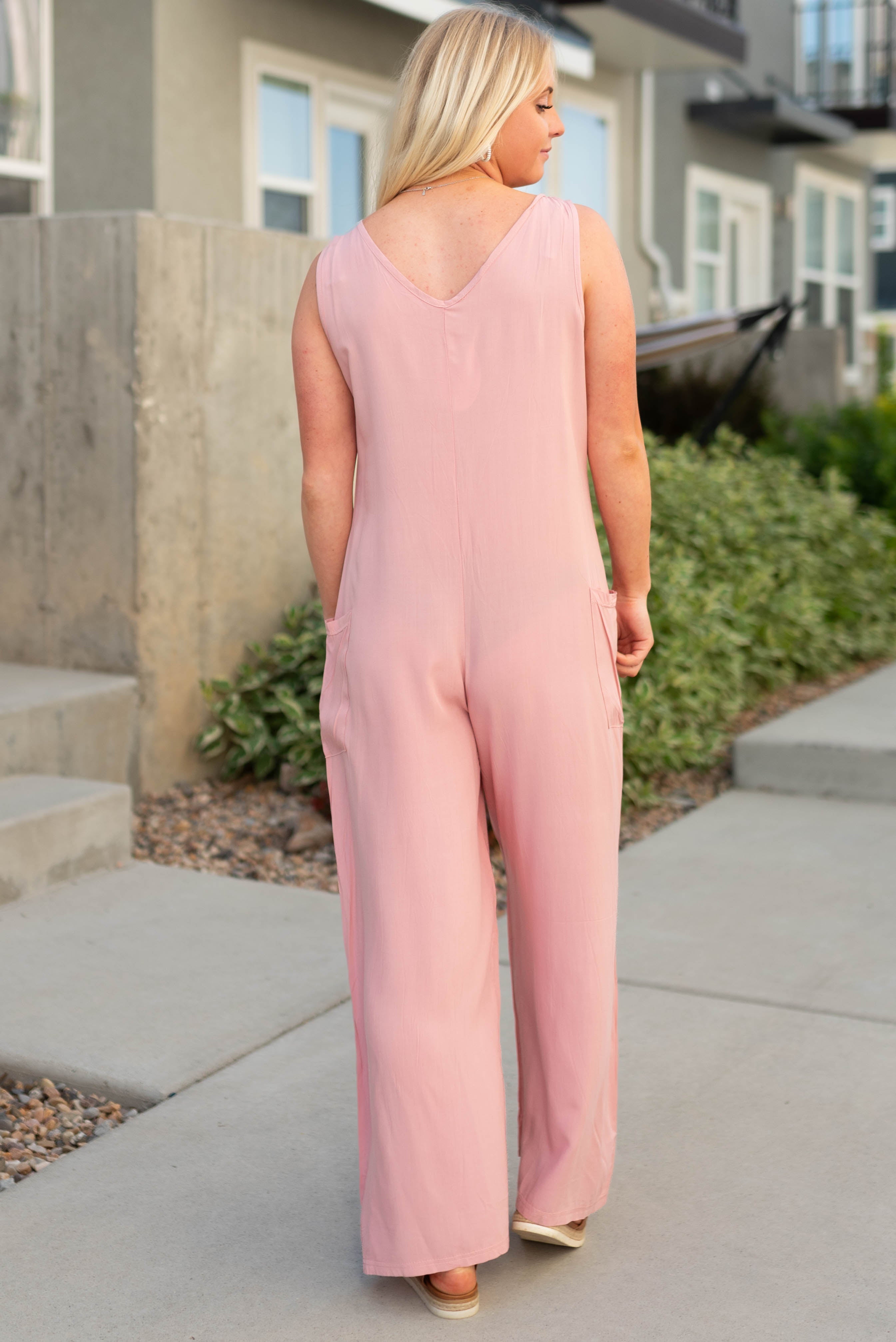 Devi Pink Jumpsuit
