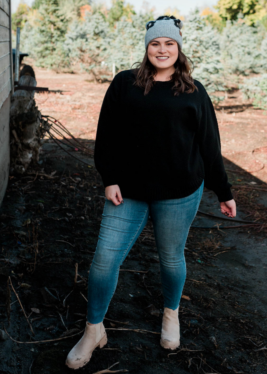 Devina Black Sweater