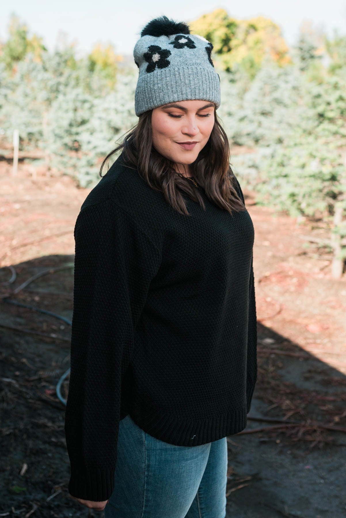 Devina Black Sweater