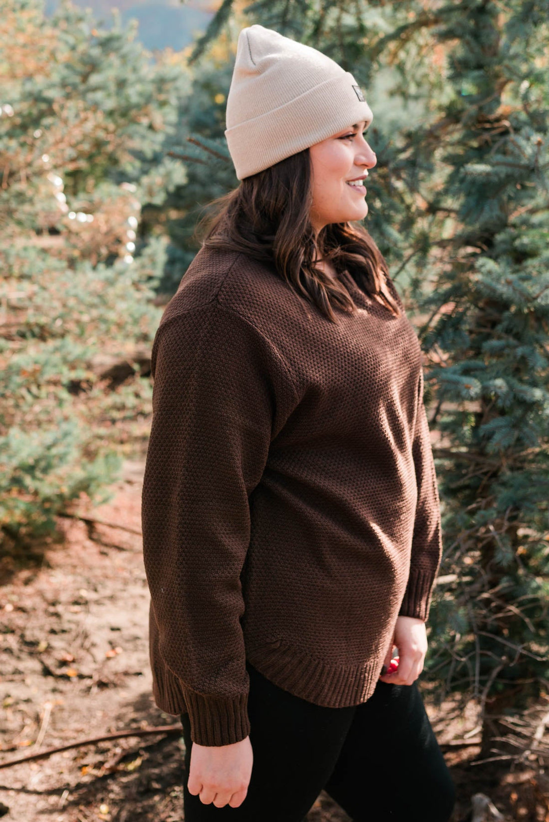 Devina Coffee Sweater
