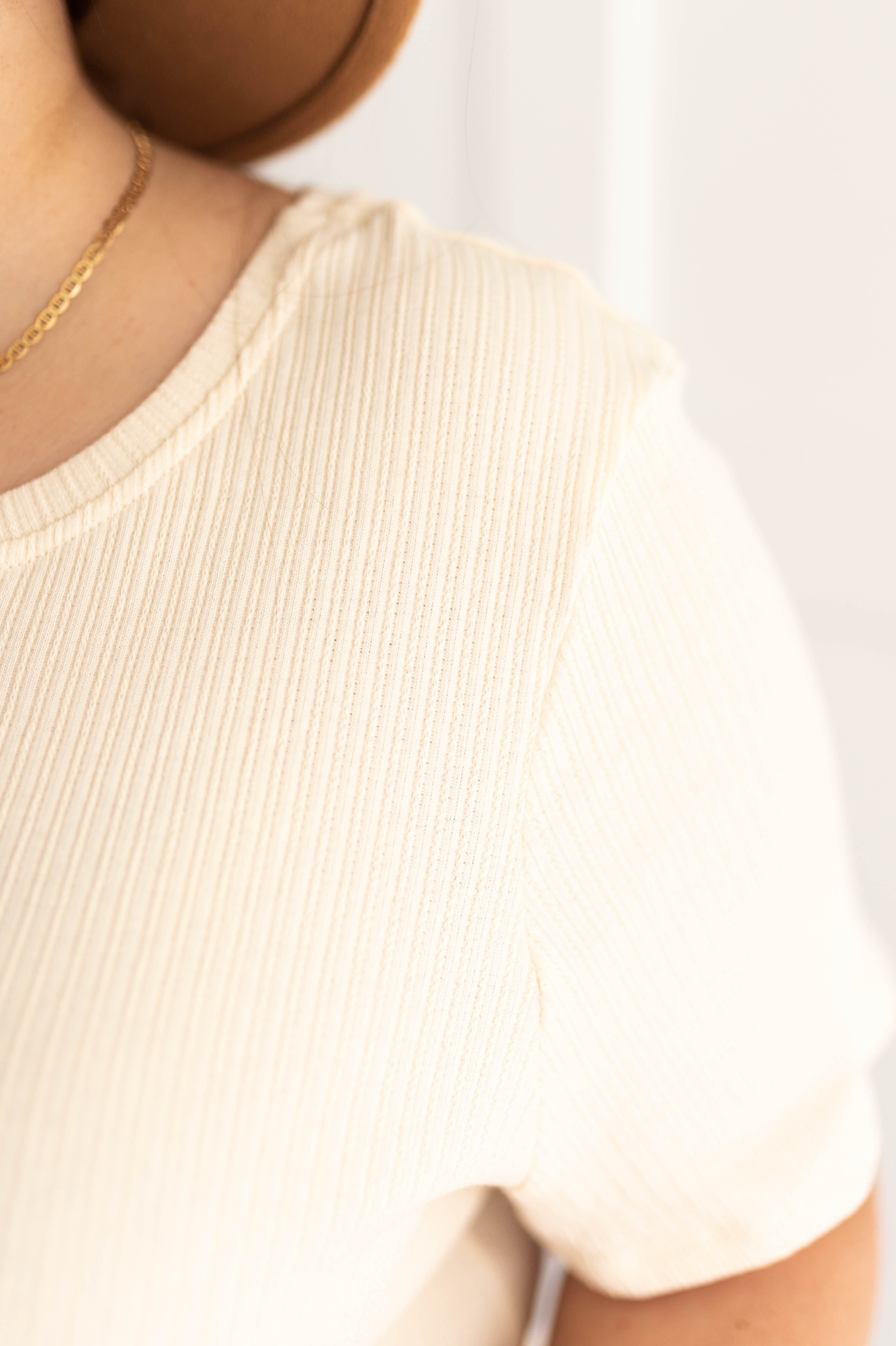 Devony Cream Top