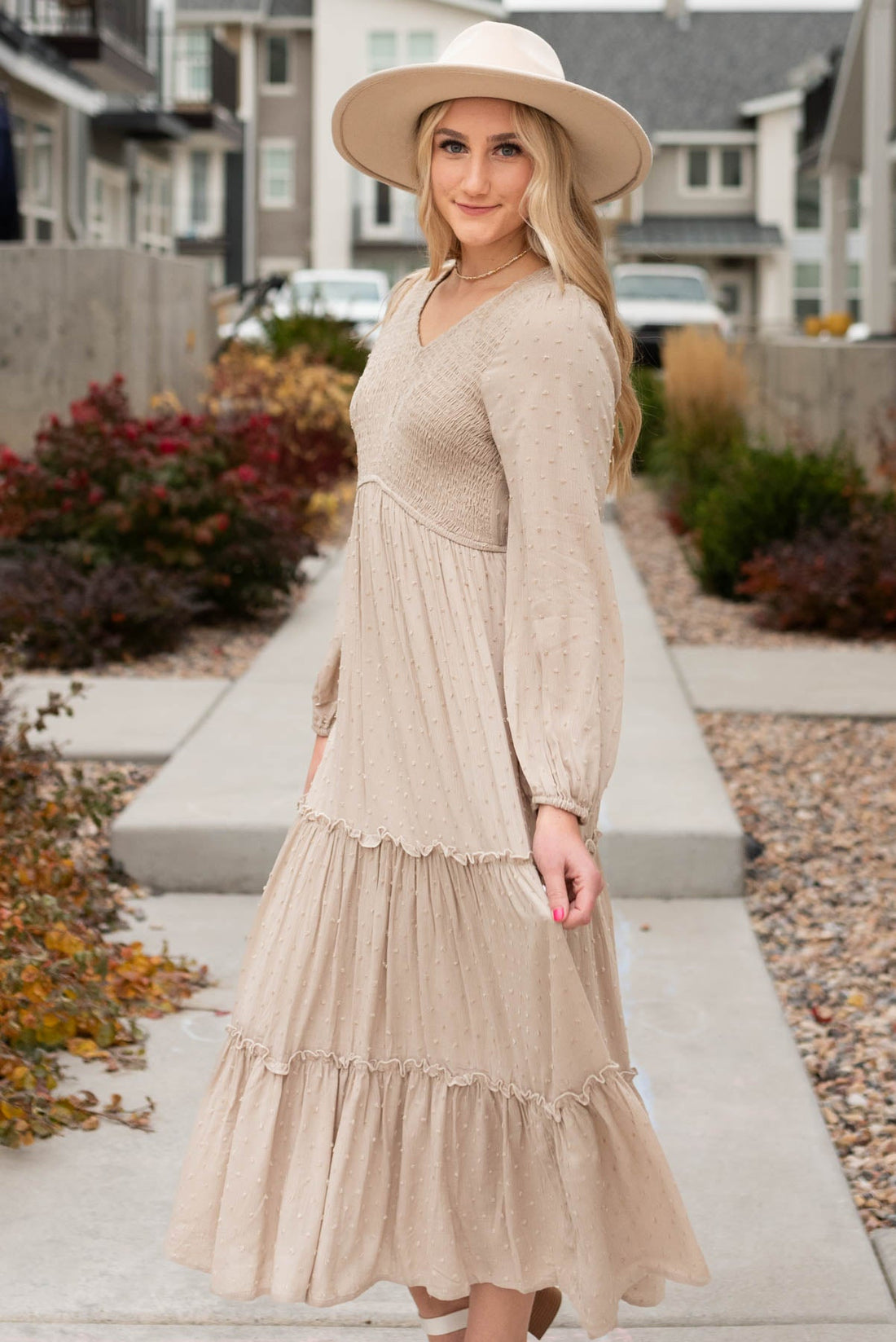 Dianna Stone Textured Dress