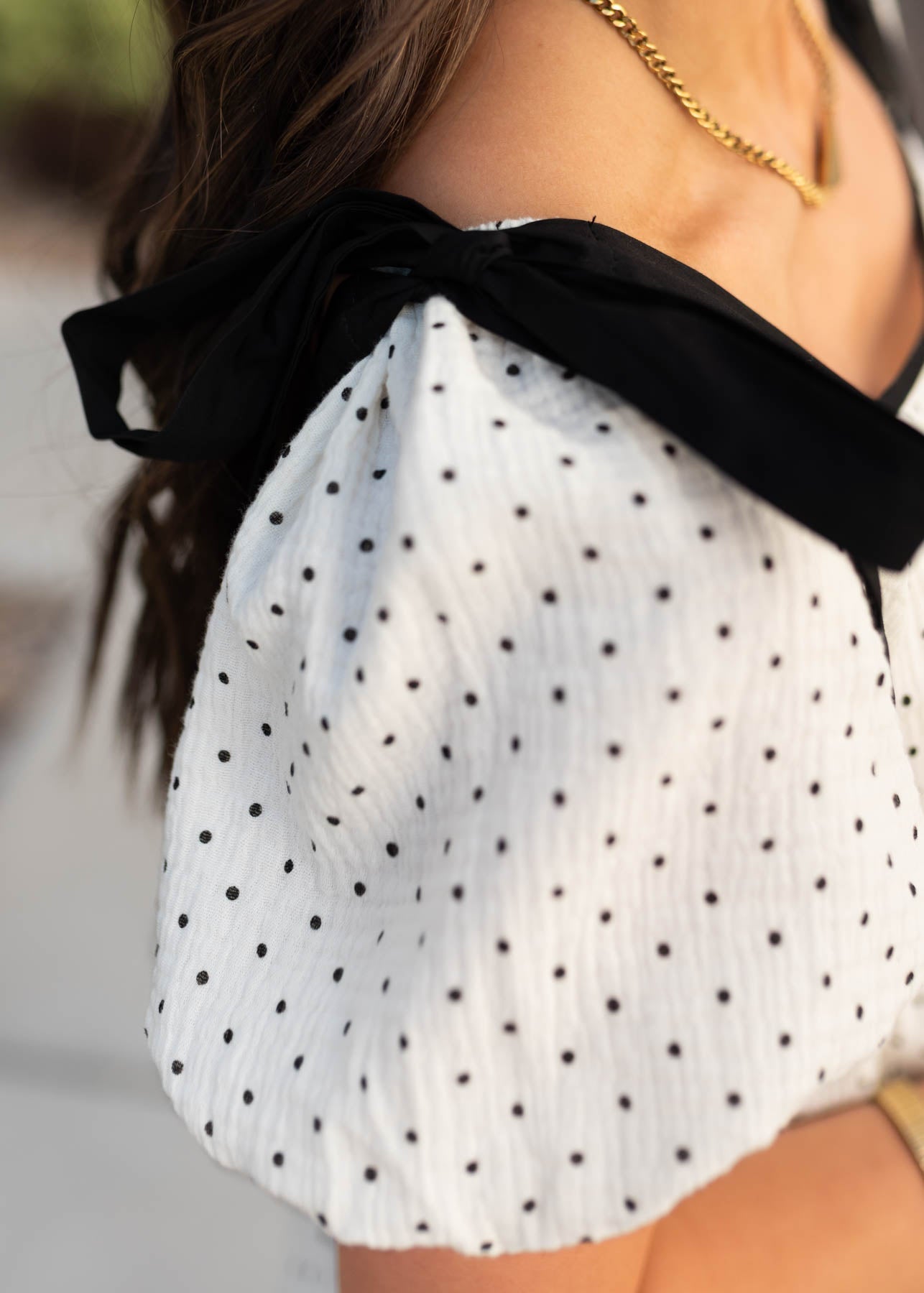 Dottie Ivory Polka Dot Dress