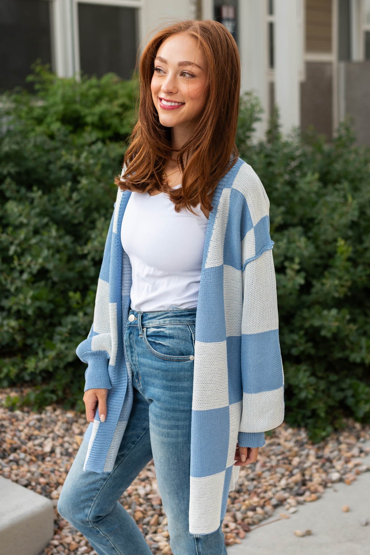 Drew Blue Cardigan