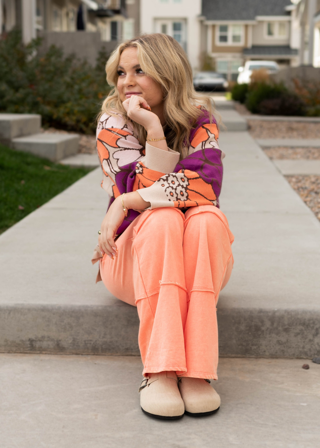 Edelynn Light Orange Pants