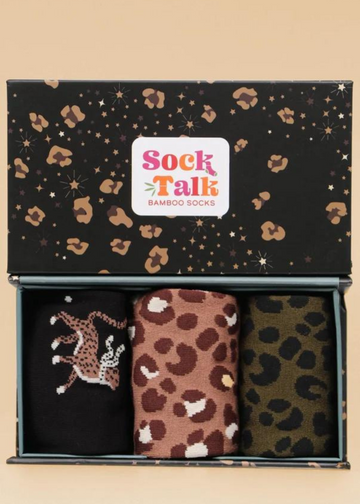 Edlin Cheetah 3 Pairs of Socks