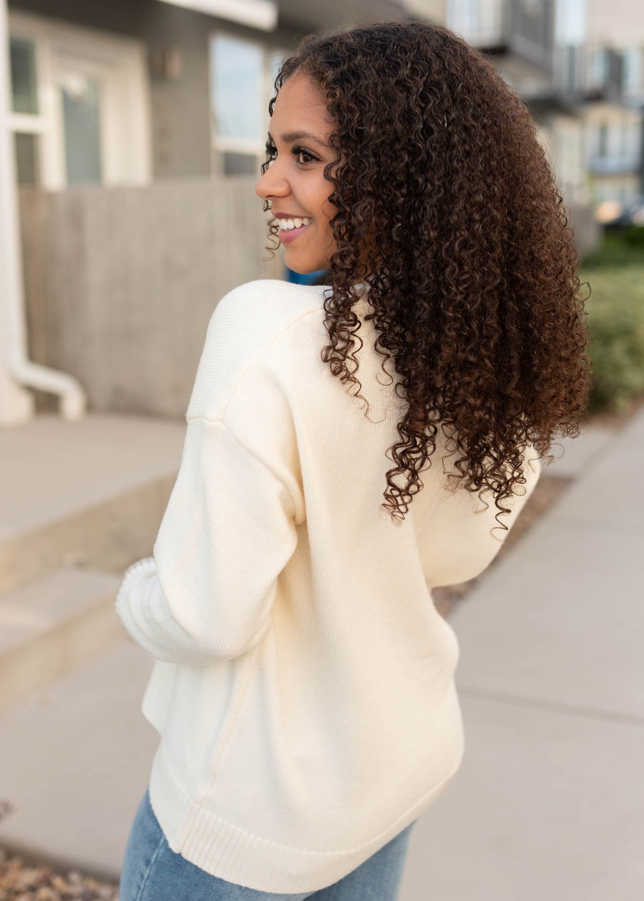 Elle Ivory Sweater