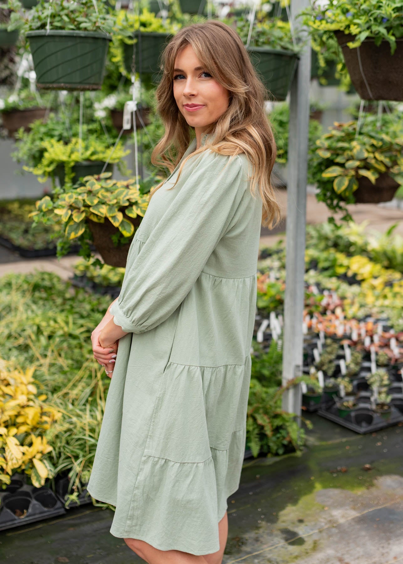 Ellen Sage Button Down Dress