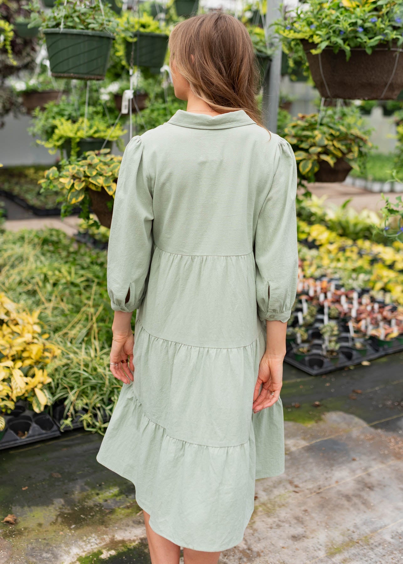 Ellen Sage Button Down Dress