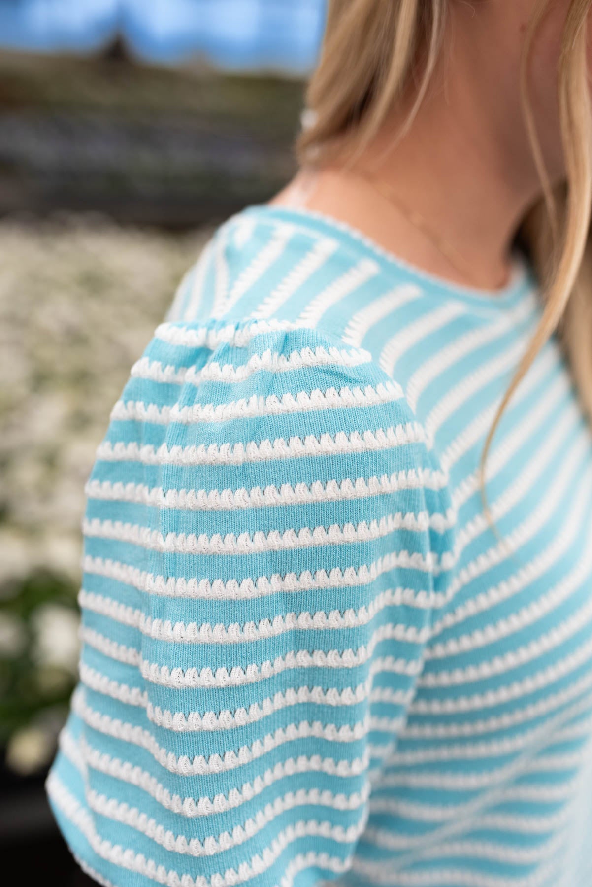 Elora Blue Top