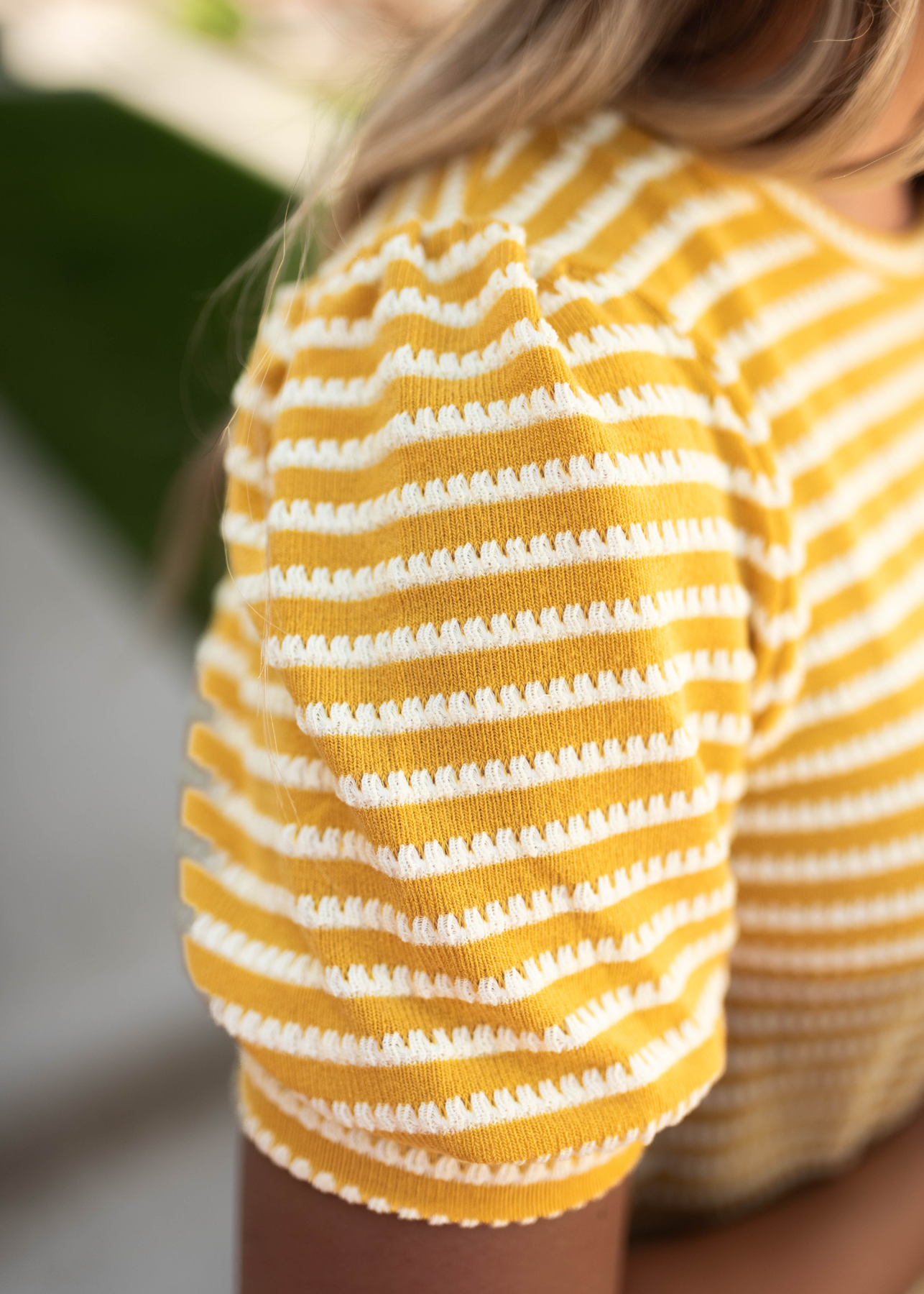 Elora Mustard Top