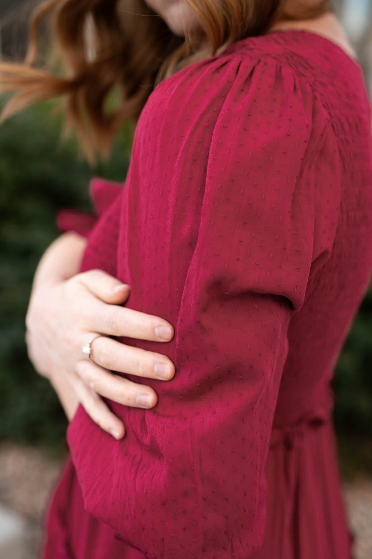 Elysia Deep Red Dress