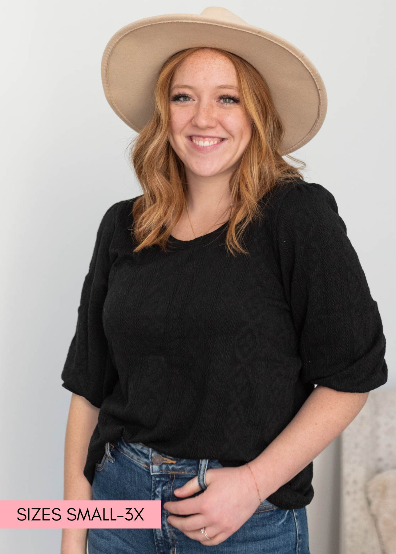 Emilia Black Top