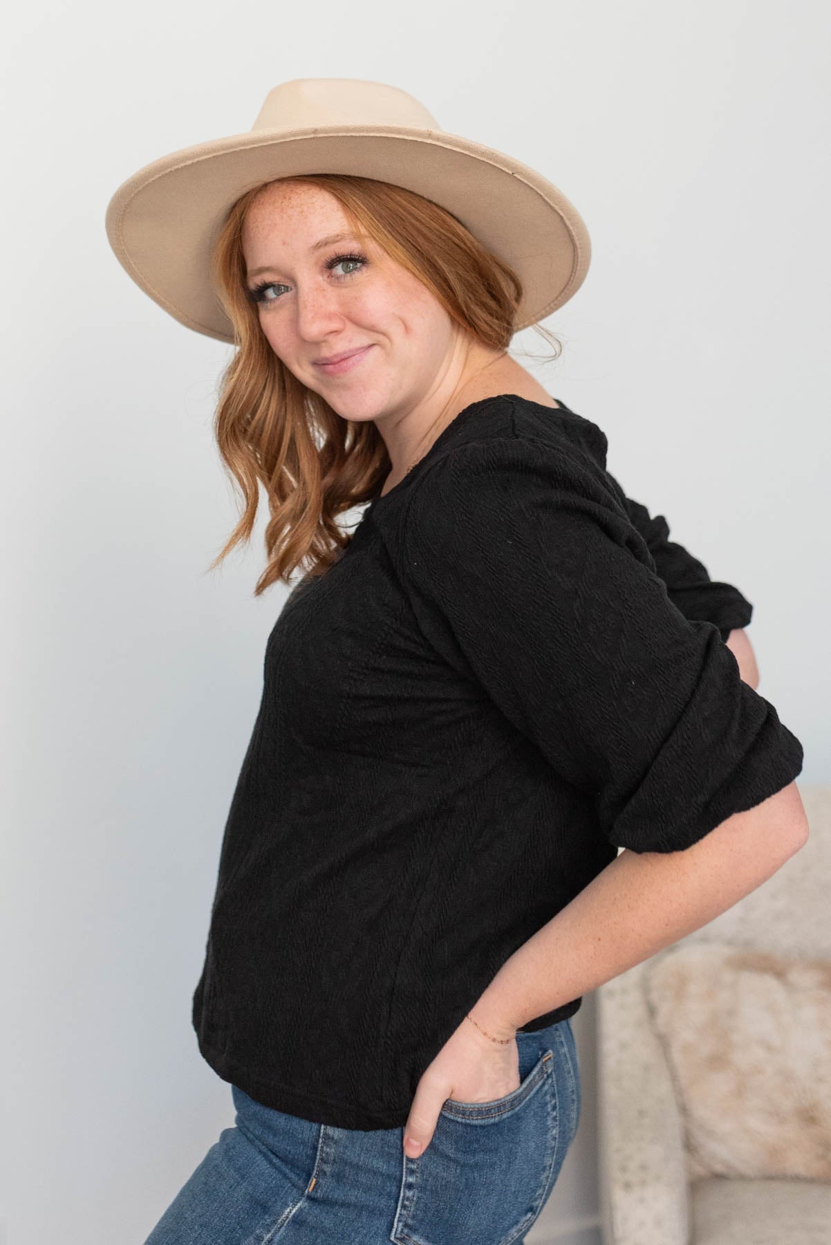 Emilia Black Top