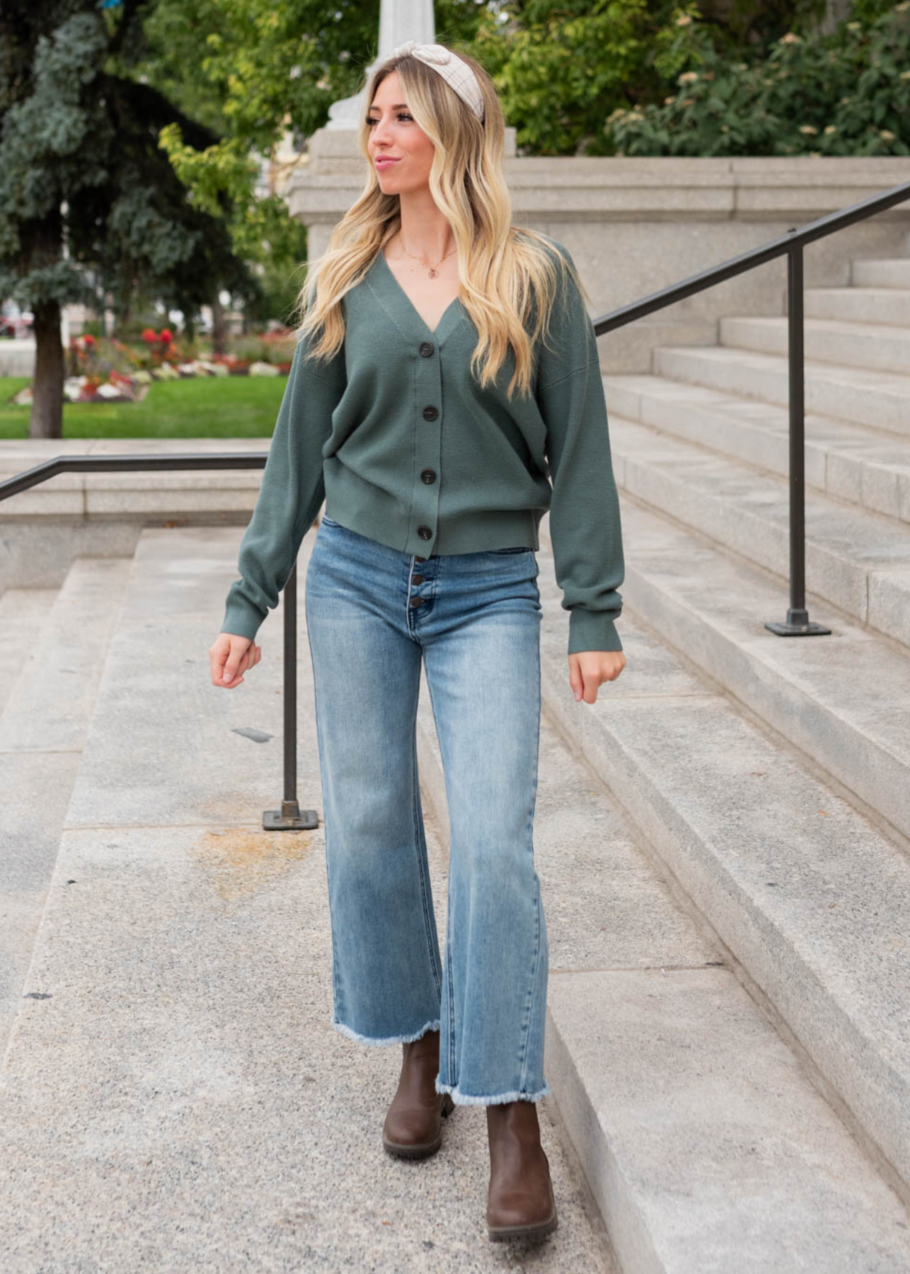 Emmy Jade Button Down Cardigan