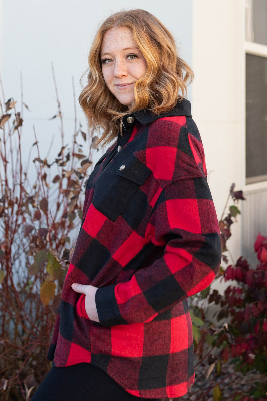 Emryson Buffalo Check Top