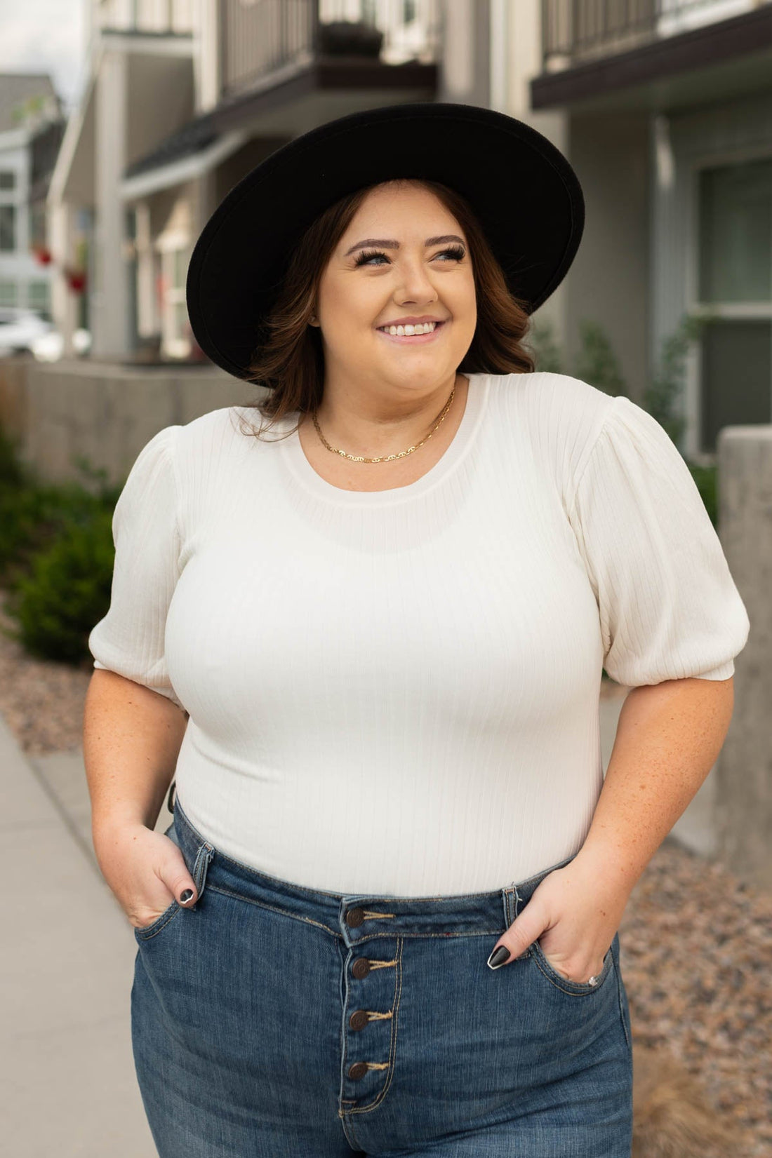 Etta White Bodysuit