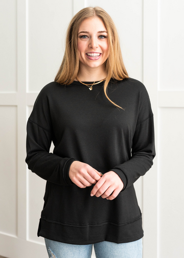 Fade Into You Black Top