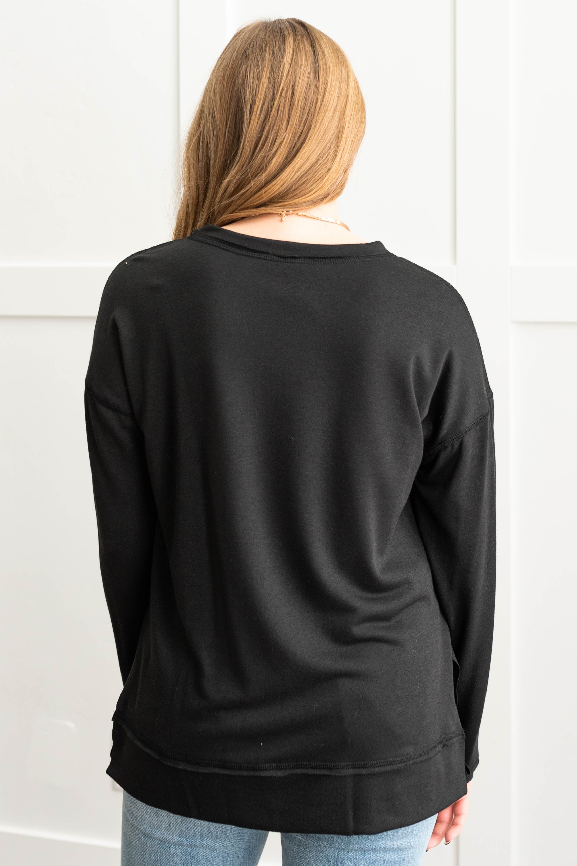 Fade Into You Black Top