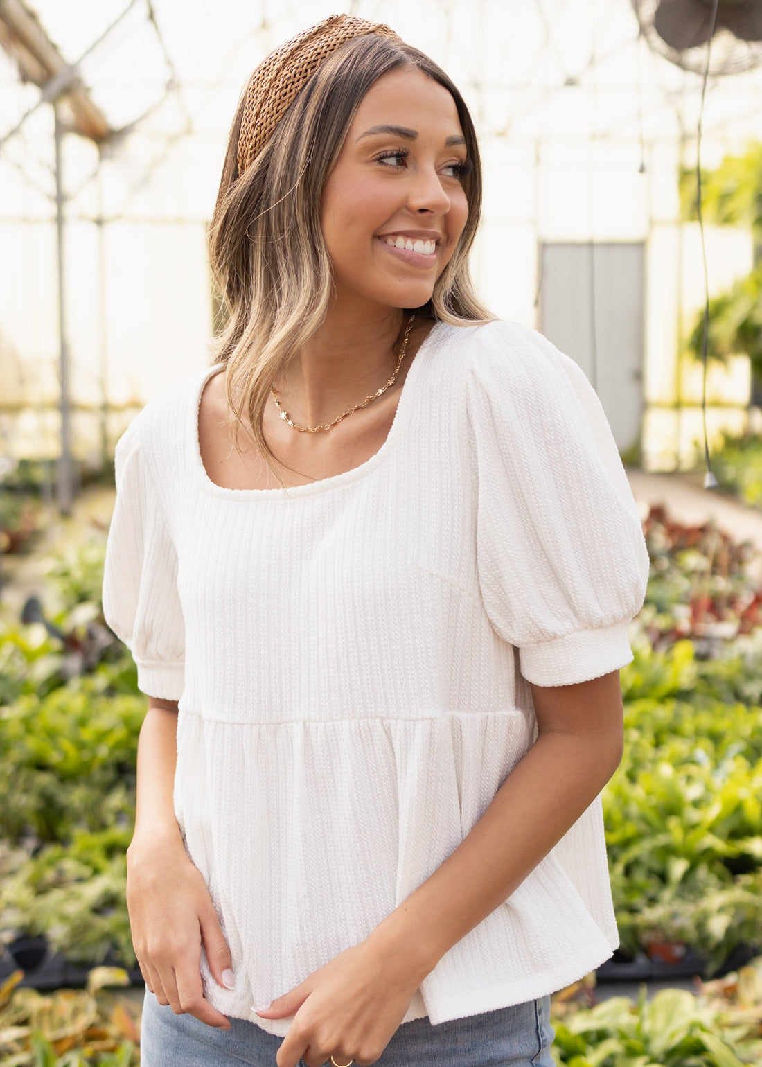Faith Ivory Top